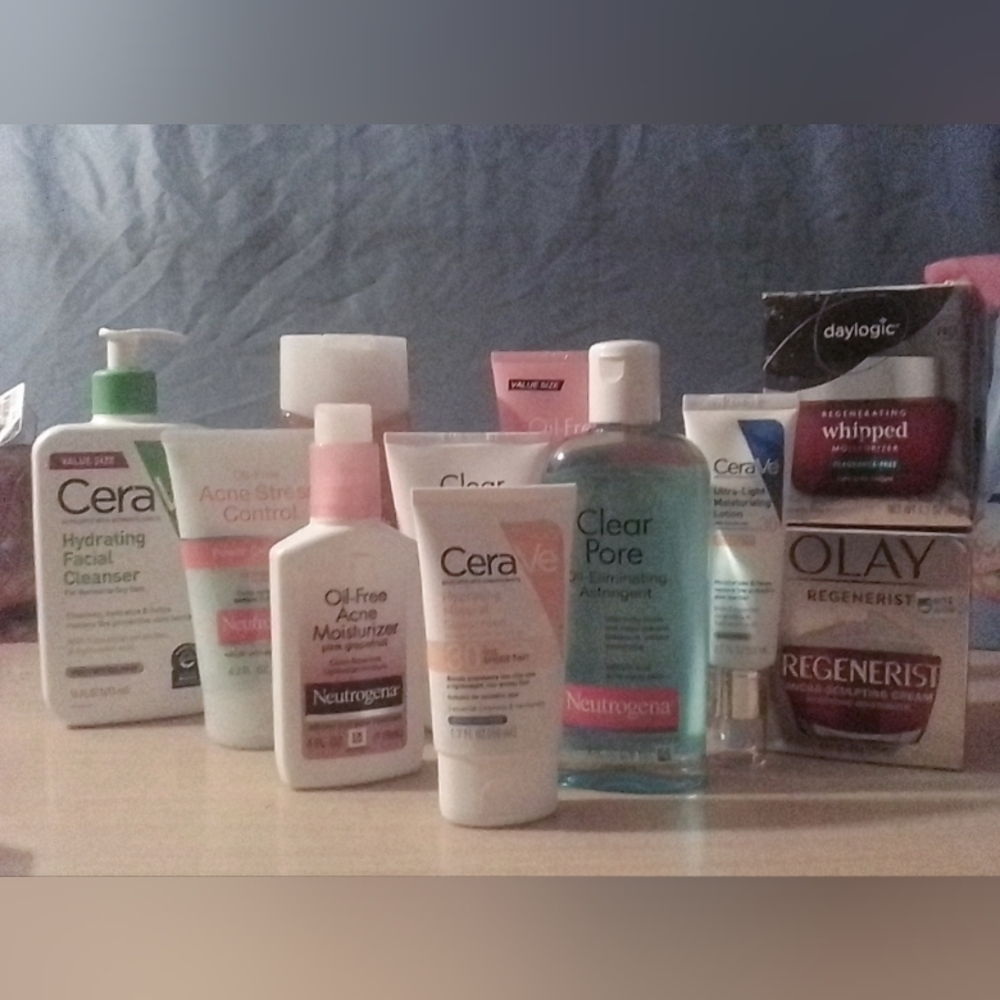 Neutrogena CeraVe daylogic olay